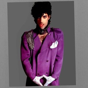 Prince Purple Rain Vintage 80's Photograph Page
